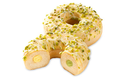Filly Pistachio & Vanilla Donut, 2 Füllungen